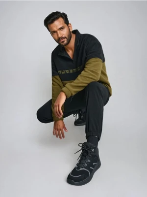 Sinsay - Buty trekkingowe z odblaskowymi elementami - czarny