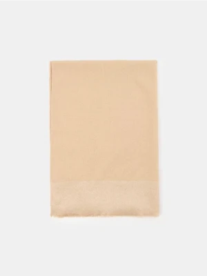 Sinsay - Chusta z metalizowaną nicią - beżowy