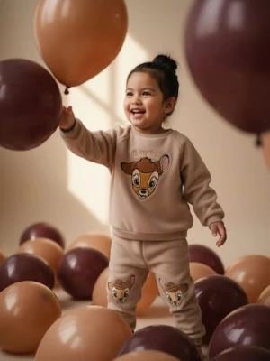 Sinsay - Cieplejsze spodnie Bambi - brązowy