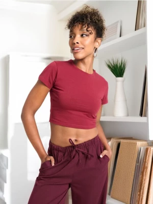 Zdjęcie produktu Sinsay - Crop top - czerwony