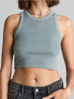 Sinsay - Crop top - szary