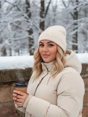 Sinsay - Czapka beanie - kremowy