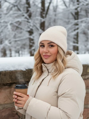 Sinsay - Czapka beanie - kremowy