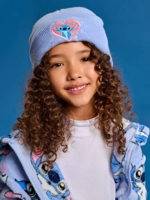 Sinsay - Czapka beanie Stitch - błękitny