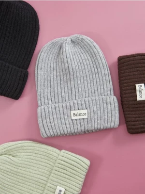 Sinsay - Czapka beanie - szary