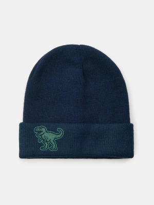 Sinsay - Czapka beanie z motywem dinozaura - granatowy