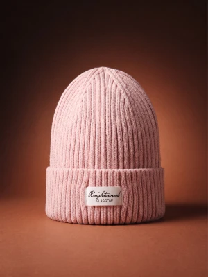 Sinsay - Czapka beanie z wiskozą - różowy