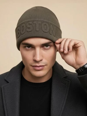 Sinsay - Czapka beanie z wiskozą - zielony