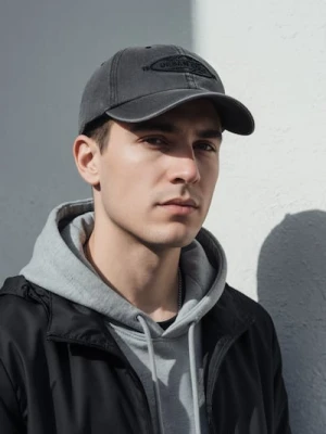 Sinsay - Czapka z daszkiem - czarny