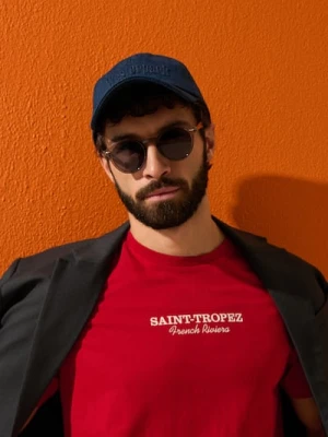 Sinsay - Czapka z daszkiem - granatowy