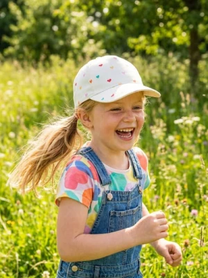 Sinsay - Czapka z daszkiem i motywem serc - biały