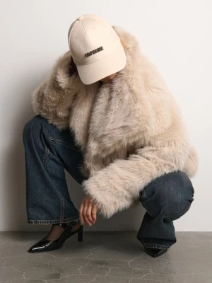 Sinsay - Czapka z daszkiem - kremowy