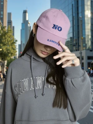 Sinsay - Czapka z daszkiem - różowy