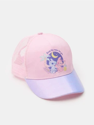 Sinsay - Czapka z daszkiem Stitch - różowy