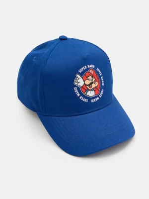 Sinsay - Czapka z daszkiem Super Mario - niebieski