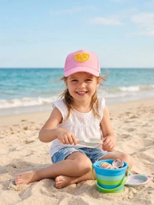 Sinsay - Czapka z daszkiem z aplikacją 3D - różowy