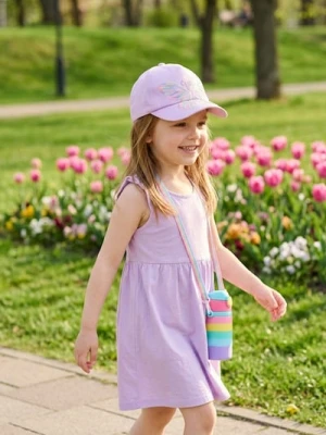 Sinsay - Czapka z daszkiem z cekinami w kształcie motyla - różowy