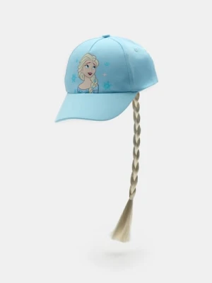 Sinsay - Czapka z daszkiem z dekorcyjnym warkoczem Frozen - błękitny