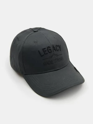 Sinsay - Czapka z daszkiem z hafotwanym napisem - szary