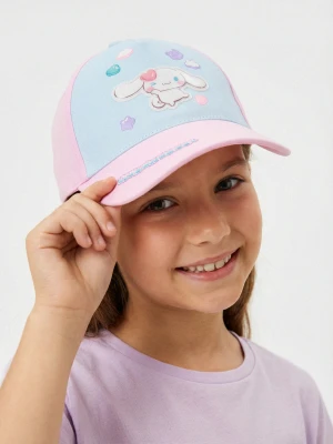 Sinsay - Czapka z daszkiem z nadrukiem Cinnamoroll - różowy