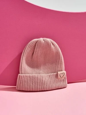 Sinsay - Czapka z domieszką wiskozy - beżowy