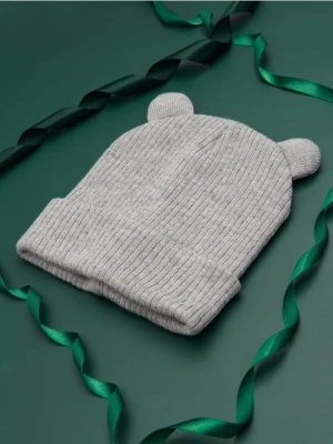 Sinsay - Czapka z elementami 3D - szary