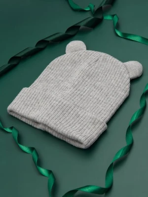 Sinsay - Czapka z elementami 3D - szary