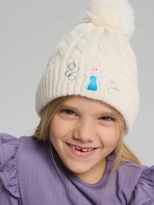 Sinsay - Czapka z pomponem Frozen - kremowy