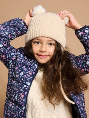 Sinsay - Czapka z pomponem - kremowy