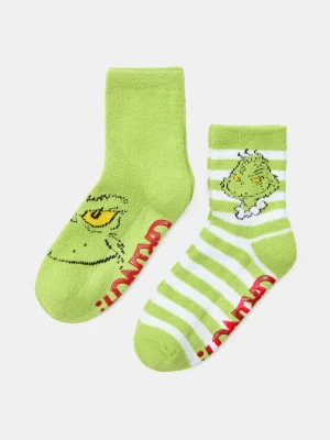 Sinsay - Długie skarpetki Grinch 2 pack - wielobarwny