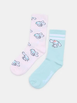 Sinsay - Długie skarpety 2 pack Cinnamoroll - wielobarwny