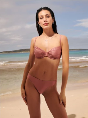 Sinsay - Dół od bikini - różowy