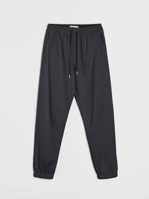 Sinsay - Dresowe spodnie jogger terry - szary