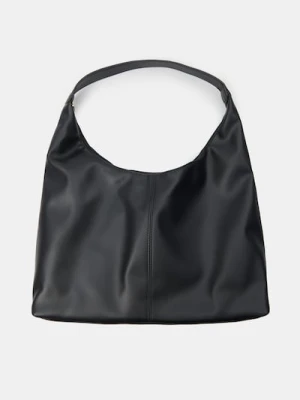 Sinsay - Duża torba na zamek z wewnętrznymi kieszeniami - czarny