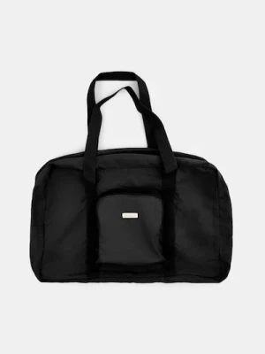 Sinsay - Duża torba podróżna składana w saszetkę - czarny