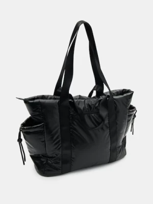 Sinsay - Duża torba shopper w sportowym stylu - czarny