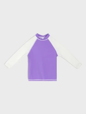 Sinsay - Dziecięca koszulka kąpielowa - fioletowy
