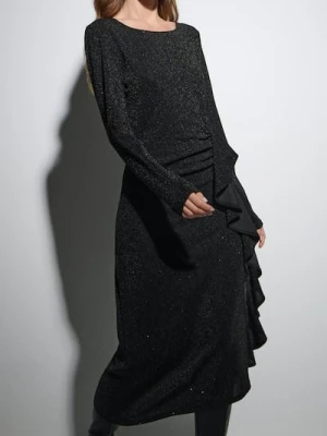 Sinsay - Elegancka sukienka midi - czarny