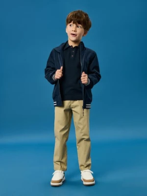 Sinsay - Jeansy chino slim fit - beżowy