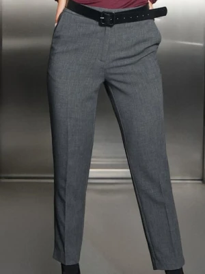 Sinsay - Eleganckie spodnie w kant - szary