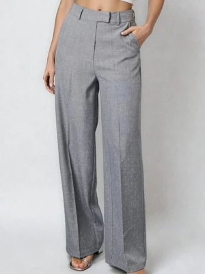 Zdjęcie produktu Sinsay - Eleganckie spodnie wide leg - szary