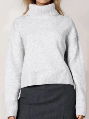 Sinsay - Gładki golf basic - szary