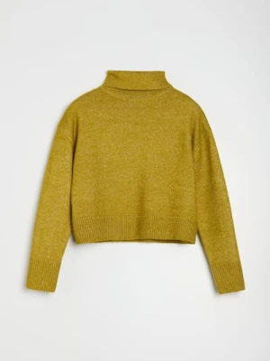 Sinsay - Gładki golf basic - zielony