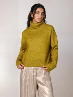 Sinsay - Gładki golf basic - zielony