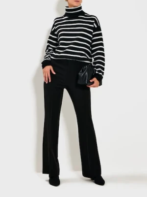 Sinsay - Golf w paski - czarny