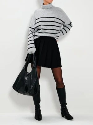 Sinsay - Golf w paski - szary