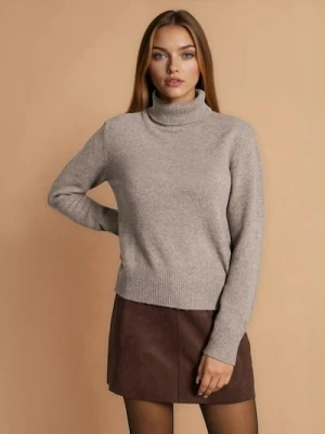 Sinsay - Golf w stylu basic - brązowy