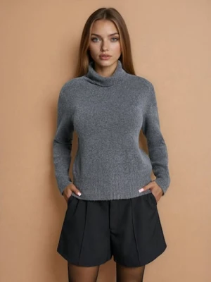 Sinsay - Golf w stylu basic - szary