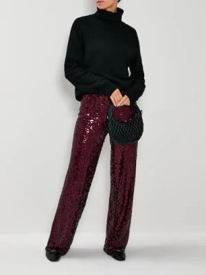 Sinsay - Golf z ozdobnymi rękawami - czarny