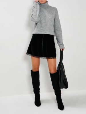 Sinsay - Golf z ozdobnymi rękawami - szary